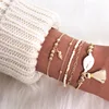 Fashion gold tassel shell bracelet For Women wholesale N94207