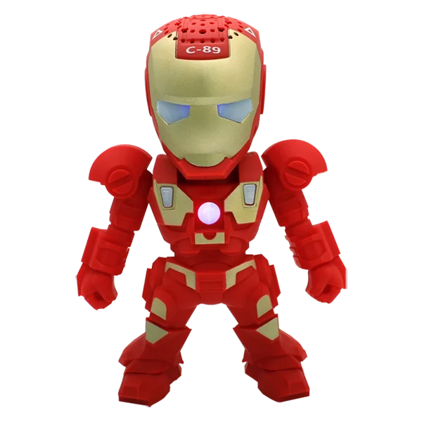 C-89 Iron Man Giocattolo Bluetooth Robot Mini Altoparlante Senza Fili di Fantasia Regalo di Promozione Altoparlante - ANKUX Tech Co., Ltd