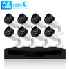 Cheap 8 Cameras POE IP Camera Colorful Picture Long Distance Outdoor Recording Security Camera NVR System For Homes