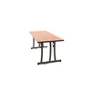 2019 Chinese restaurant folding table base foldable dinner table for sale