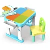 Large Size blocks 8010A early education kids 6 in 1 building block table for learning