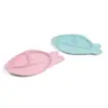 Biodegradable 3-Compartment Wheat Straw Fiber Plate For Kids Baby Dinner