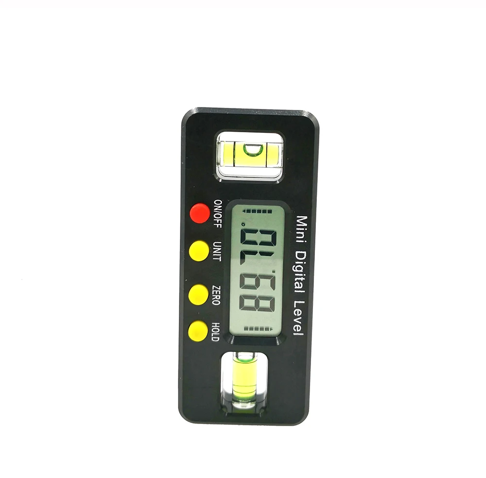 
100mm 360 degree mini digital protractor Angle Finder inclinometer electronic level with magnetic bottom angle measuring tool 