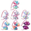 Fashion Style Hair Bands with Dedicate Pattern for Kids, Colorful Rainbow Hair Accessories