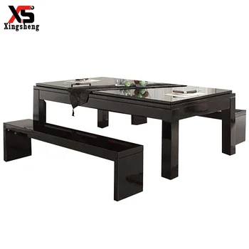 Indoor Use Multi Functional Dinner Table And Office Desk Billiard