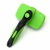 Pet groomer grooming hair removal self cleaning slicker brush for dogs and cats