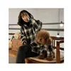 High Quality Apparel Plaid Pet Matching Dog and Owner Clothes