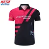 Wholesale custom team polo shirt for men custom sublimated men all over printed e sports shirt