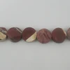 custom 15mm Natural gemstone rainbow Agate rough coins flat round disc