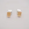 High Quality Professional geometrical stud irregular plated plating gold earring
