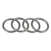 Custom 4mm 304 Stainless Steel Metal Welded 316L Round O Rings Wire with 3-20mm , OD 30-200mm