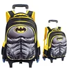 Children Student Two Wheels Tolling School Bag cheap Trolley Backpack