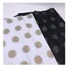 Custom designed gift wrap tissue paper, wrapping tissue paper for bottle, black white tissue paper with golden logo