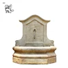 hot selling outdoor garden hand carved simple stone artificial fountain marble antique wall water fountain MLXD-28