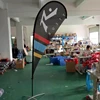 Outdoor Advertising Beach Flag,Feather Flag double digital printing with polyester wholesale manufacture quotation beach flag