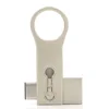 Safety blister package full capacity type Metal flash usb drive for phone / computer 2 IN 1 dual usb disk for type c PC