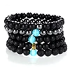 XULIN Simple Fashion Hematite Beads lava stone Bracelet For Men WOmen Anti-Fatigue Health Care Energy bracelet Gift