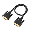 Gold Plated 15M DVI-D 24+1 Male To Male Dual Link Cable for Multimedia