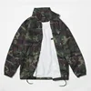 2019 large size street thin section camouflage loose couple coaches jacket