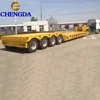 4 Axles 80ton lowboy extendable hydraulic gooseneck lowbed low bed lowboy loader trailer