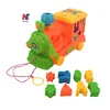 Plastic Shape Sorter Train Number Geometry Learning Shape Sorting Game Toy