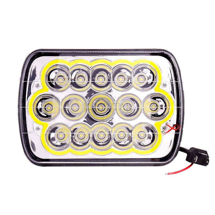 2019 high quality 45w led headlight car lights led headlight motorcycle sealed beam led headlight 5x7