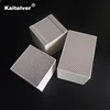 Loose mullite monolith honeycomb ceramic heat exchanger/heat sink media/regenerator substrate