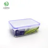 Bpa free rectangle plastic air tight food storage container