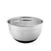 Various size wholesale OEM / ODM non slip metal deep stainless steel mixing bowl set