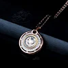 Zodiac Rose Gold Rotating Necklace