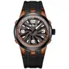 Biden 0136 Watches Men Rotate Dial Luxury Top Brand Silicone Strap Stereo Dial Mens Sport Waterproof Male Clock