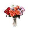 High quality rose handmade artificial rose flower with rose