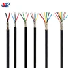 YGZP 2 3 4 core 0.08mm 0.12mm Silicone insulation tinned copper braid shield flexible electrical cable for power plants