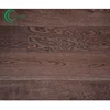 New arrival plank floor walnut color engineered timber oak flooring wire brushed parquet oak solid hard wood flooring