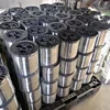 pot scourer material/0.20mm galvanized flat wire for pan mesh scrubber raw material
