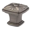 Long life square antique bronze wooden cabinet wardrobe door knobs