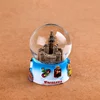 wholesale cheap Warszawa souvenir snow globe customs resin polyresin snow globe