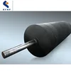 custom large vacuum couch rubber roller for paper mill