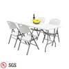 Folding Out Portable Furniture Adult / Kids Study Table And Chair