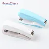 fancy office school stationery stock promotional high quality Custom made 24/6 eco plastic mini manual machine stapler 025