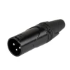 Accuracy Pro Audio XLR200 XLR Microphone Jack 3 Pin Male Canon Plugs XLR Audio Connector