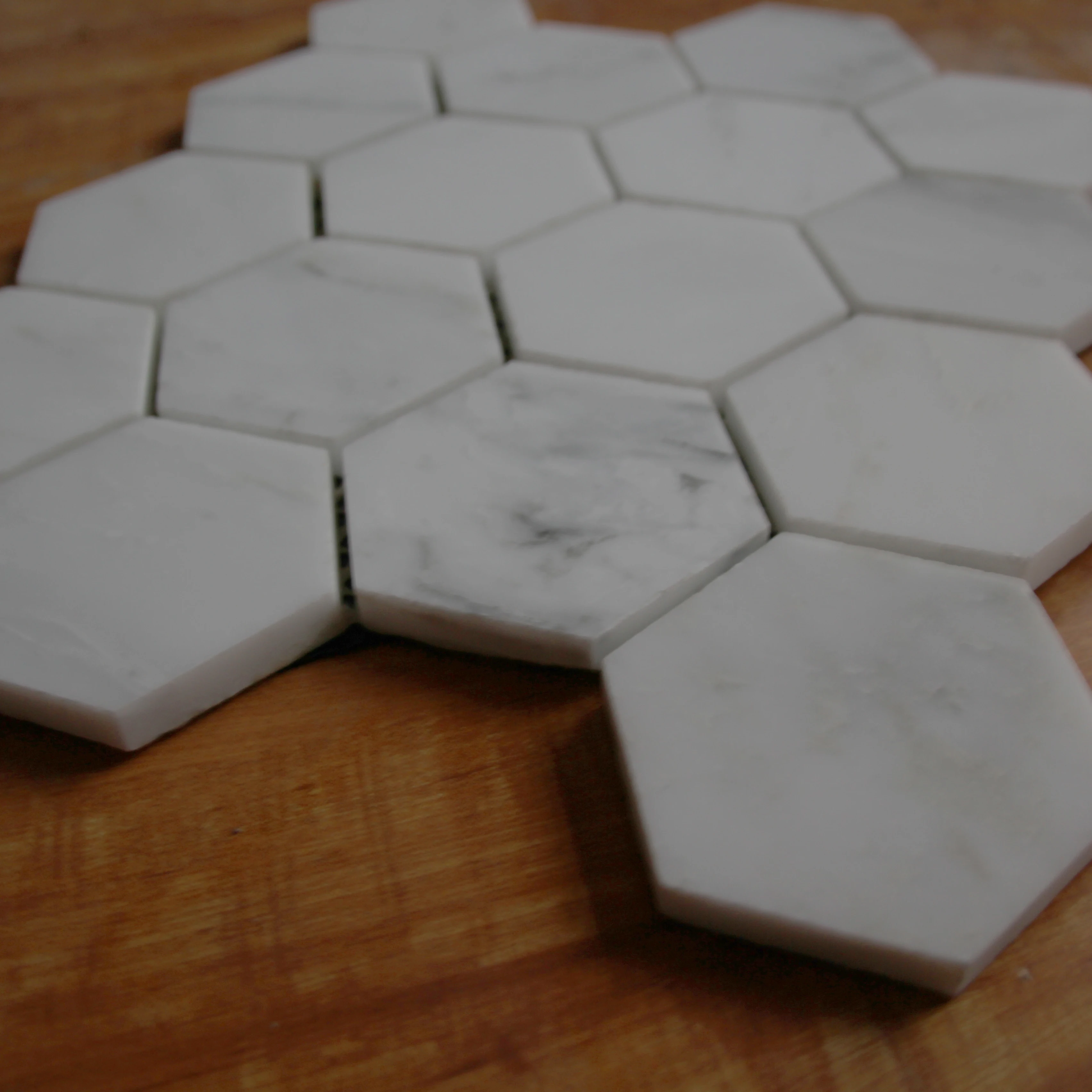 Venta al por mayor hexágono blanco baldosa-Compre online los mejores