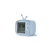 Time temperature display table lamp alarm clock led alarm clock with backlight rechargeable