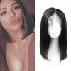 Wholesale virgin cuticle aligned raw Indian hair short Straight Short 8 inch human hair Bob Lace Front Wigs For Black Women