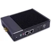 Fanless dual lan dual high definition multimedia slots supported mini itx case mini pc case