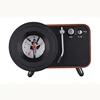 Retro Bluetooth Speaker Alarm Clock with Light for Home Decor
