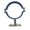 Stainless steel hanging bracket Blue Rubber and plate or with 1/2"FNPT for extractor rack system