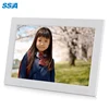 IPS HD 21.5 inch LCD color White Black Auto video Play Digital Photo Picture Frame