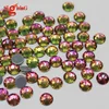 Unique new color Rainbow SS6 Iron on stone for nail art