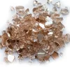 Safety tumbled tempered fire glass for oven door